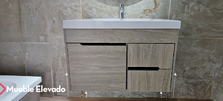 MUEBLE DE BAÑO ALPES - (Mueble + Lavabo) - Azulejos online el Chollo